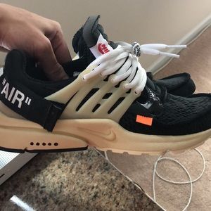 Off white nike prestos